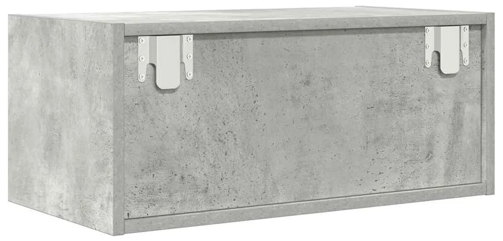 Móvel de TV 60x31x25,5 cm derivados de madeira cinza cimento