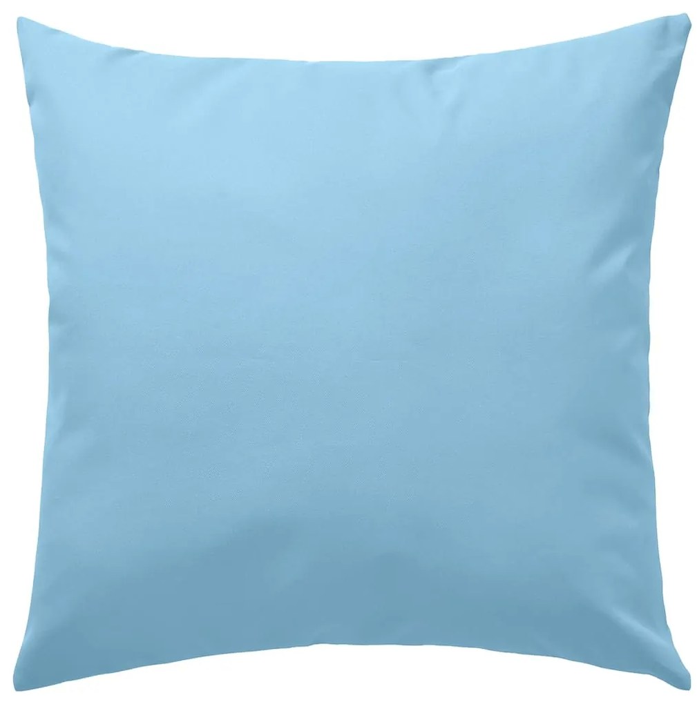 Almofadas para exterior 2 pcs 45x45 cm azul claro