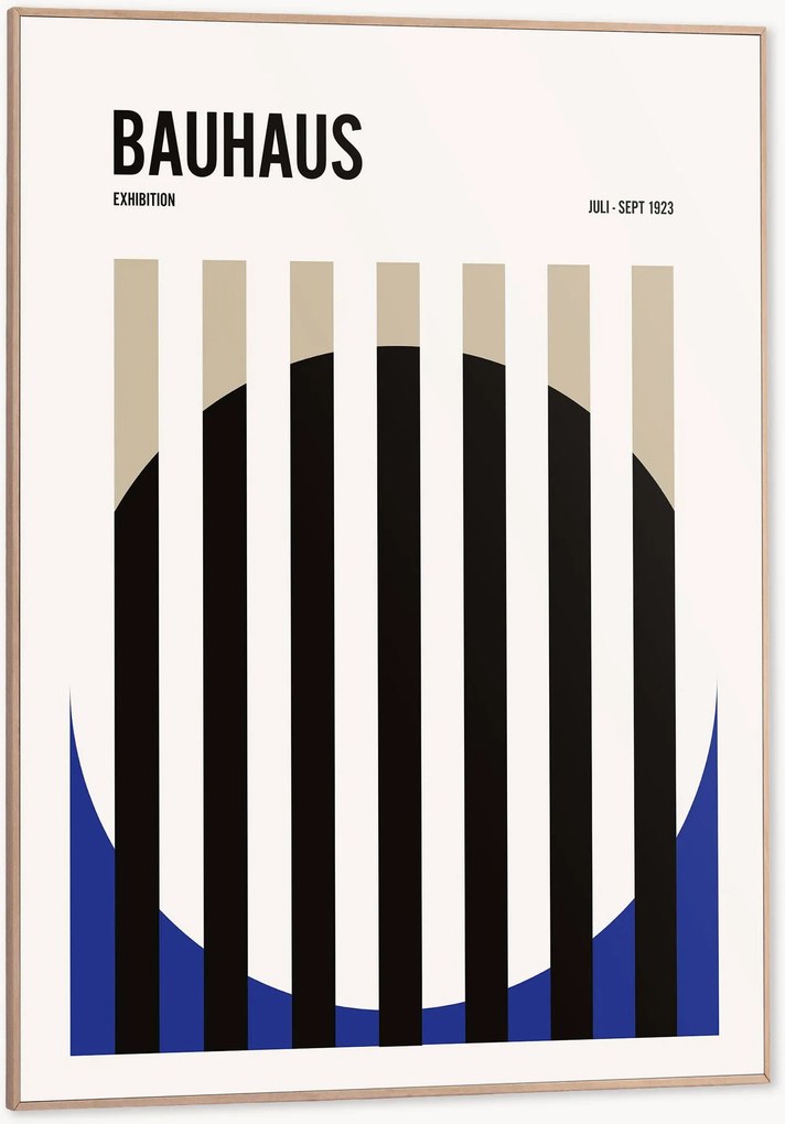 Impressão digital emoldurada Bauhaus