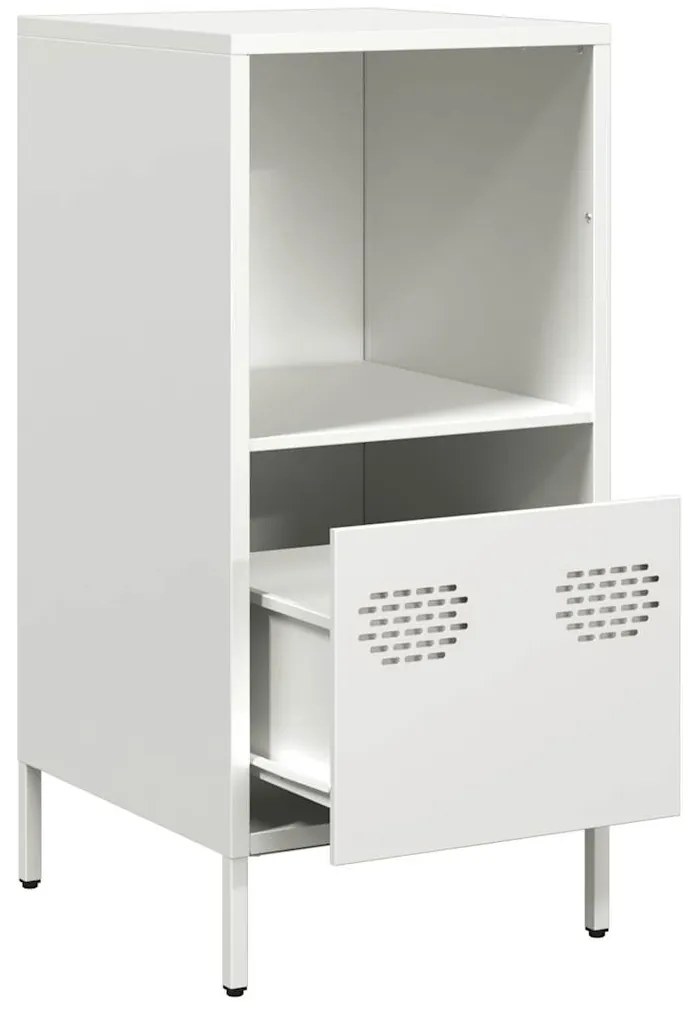 Aparador 35x39x73,5 cm aço laminado a frio branco