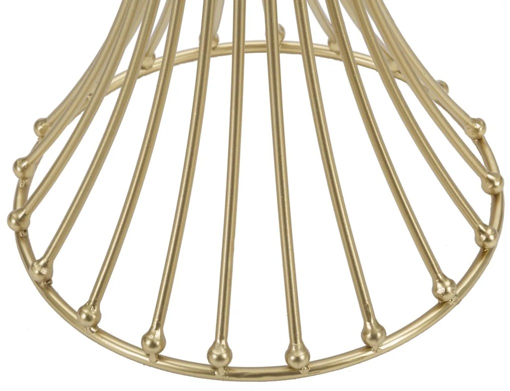 MESA DE APOIO CENTUR Ø 40X82 CM DOURADA