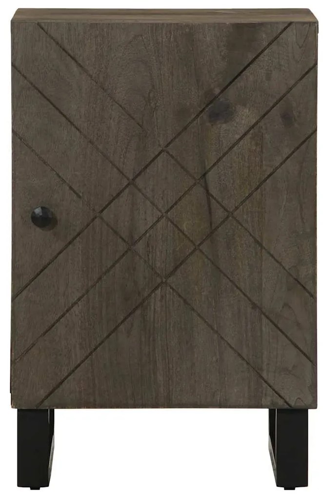 Armário de casa de banho 38x33x58 cm mangueira maciça preto