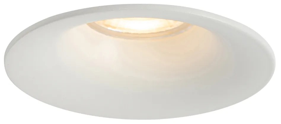 Conjunto de 6 Focos Embutidos Brancos GU10 50mm - Gijs