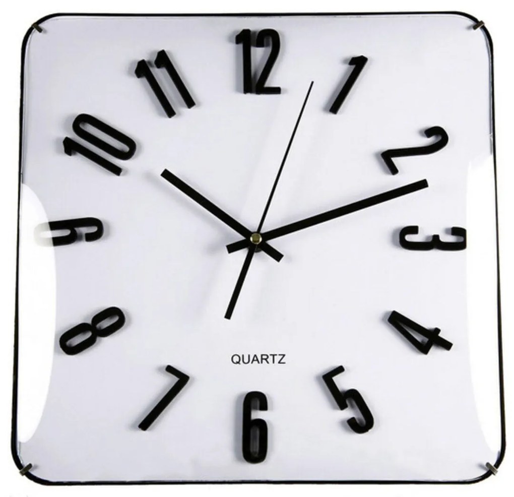 Relógio de Parede Versa Cristal (31 x 5,5 x 31 cm)