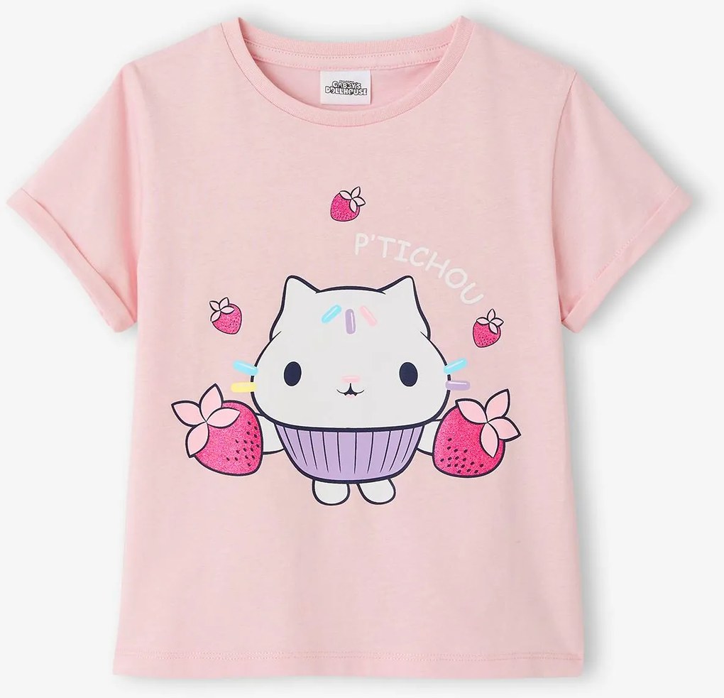 T-shirt A Casa Mágica da Gabby rosa-pálido