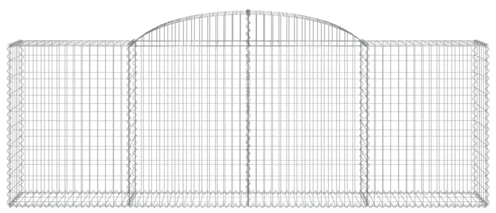 Cestos gabião arqueados 9pcs 300x50x100/120cm ferro galvanizado