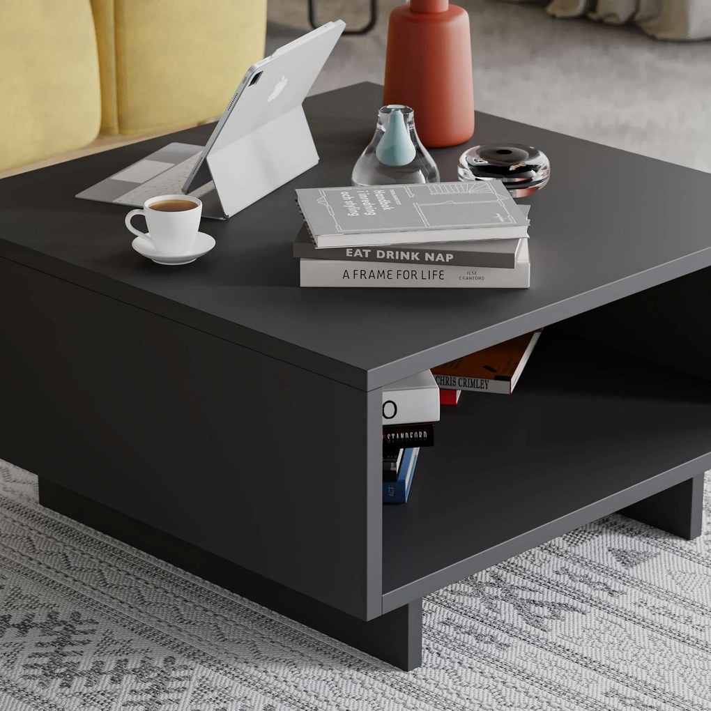 Mesa de Centro Hola – Antracite – 60x32x60 cm