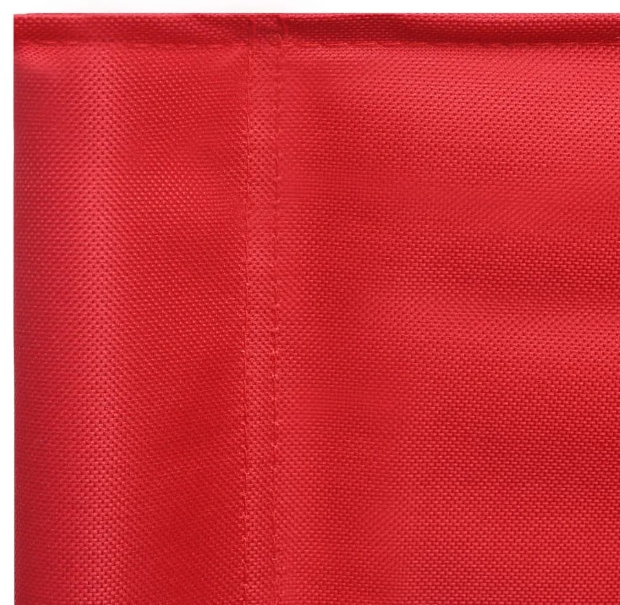 Cadeiras de realizador 2 pcs aço vermelho