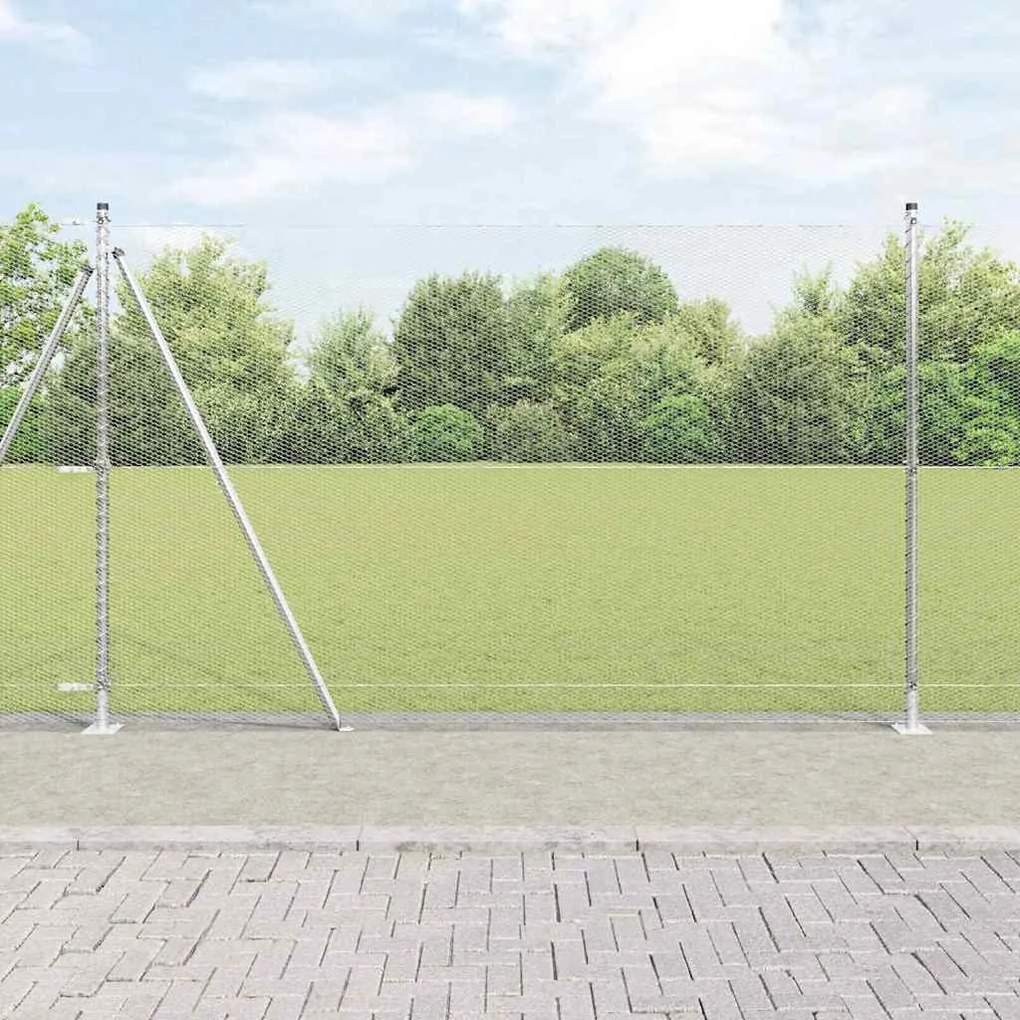 Cerca Hexagonal vidaXL 1.6x10 m Aço Galvanizado