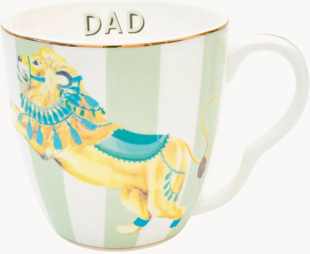 Caneca em porcelana fine bone china Dad