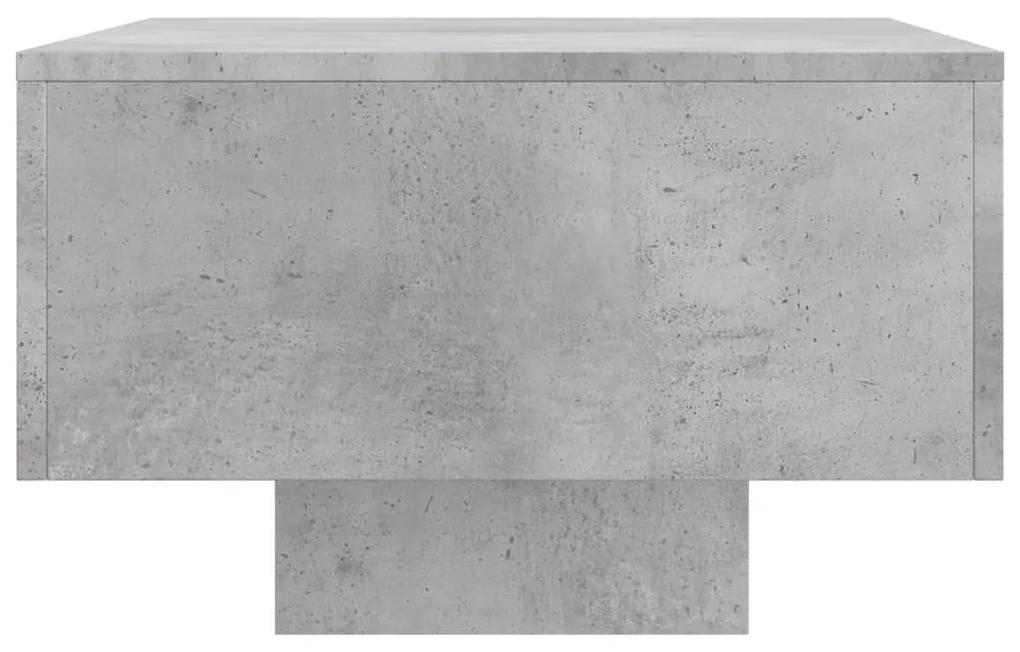 Mesa de centro 100x49,5x31cm derivados de madeira cinza cimento