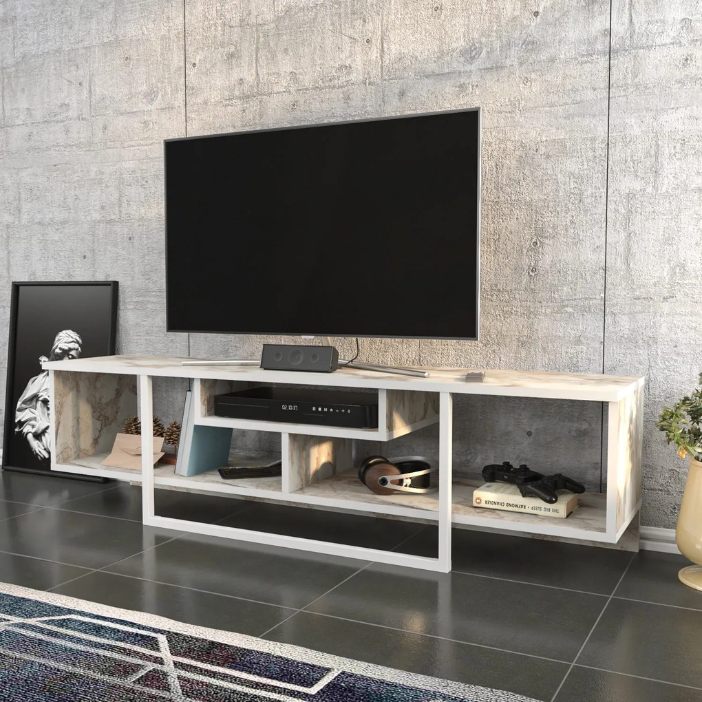 Móvel TV Asal – Branco – 150 cm x 35,2 cm x 40 cm