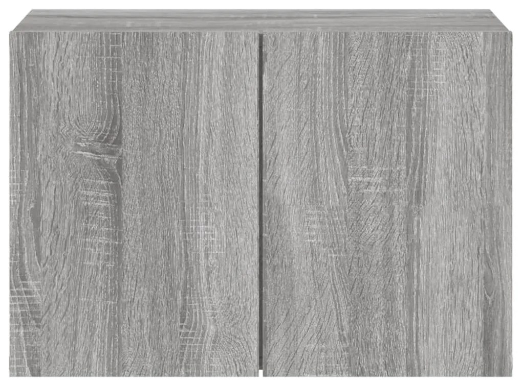 Móvel de parede para TV 60x30x41 cm cinzento sonoma