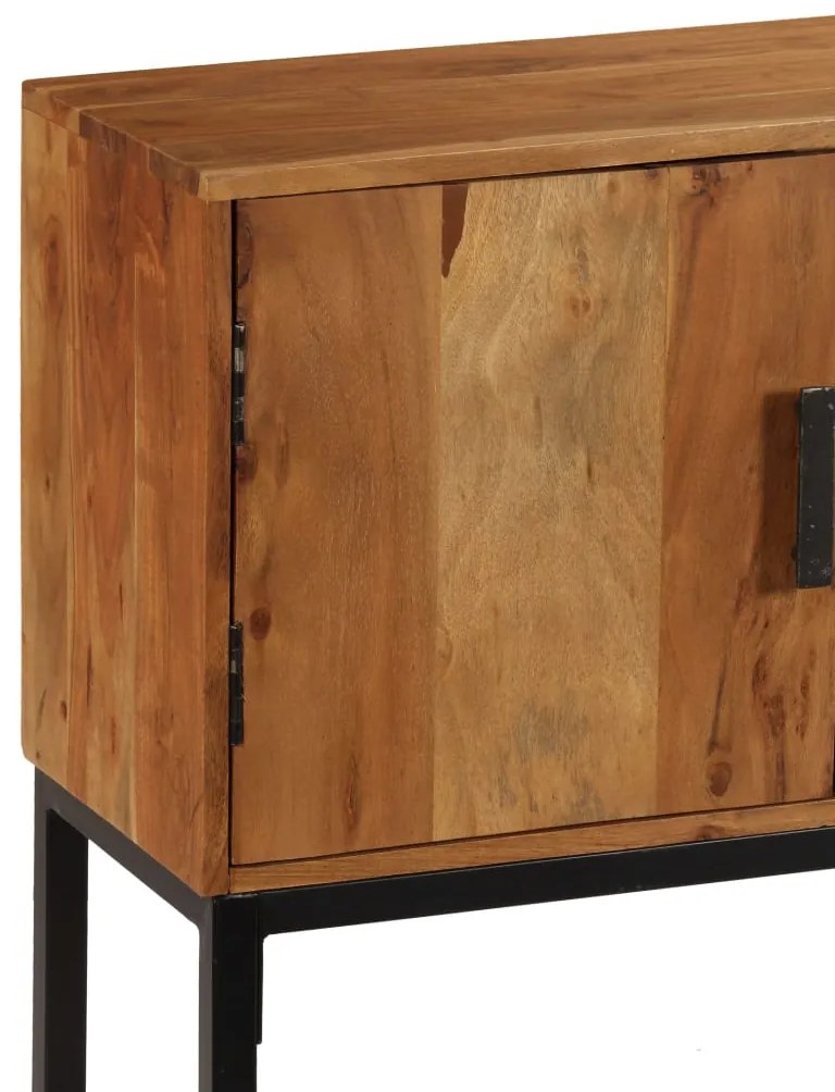 Aparador 110x30x70 cm madeira de acácia maciça castanho