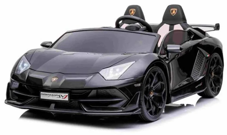 Carro elétrico para crianças Lamborghini Aventador 24V 2 Lugares, MP4 player, bancos em couro sintético, portas de abertura vertical, motor 2 x 45W, b