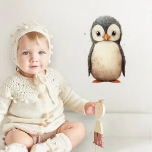 Autocolantes de animais - Pinguim