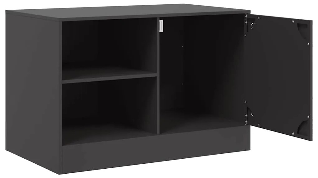 Móveis de TV 2 pcs 67x39x44 cm aço preto