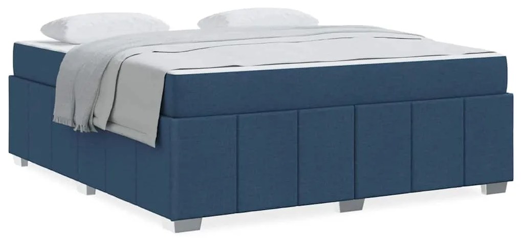 Estrutura da Cama Azul 180 x 200 cm tecido