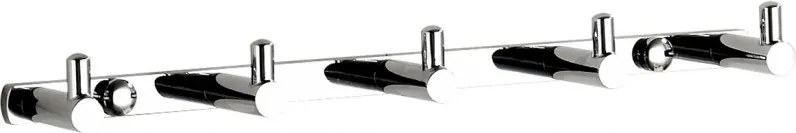 Mexen gancho para toalha com cinco suportes, cromado - 709165-00