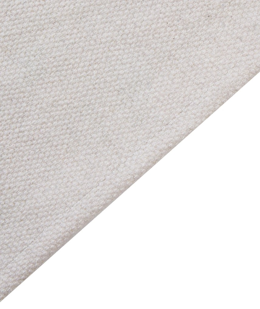 Tapete para crianças em algodão branco com padrão de estrelas 140 x 200 cm ALPOUD Beliani