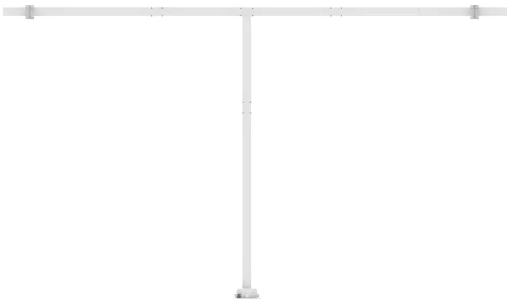 Toldo automático com LED e sensor de vento 500x300 cm antracite