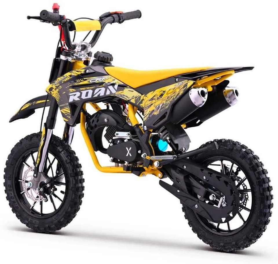MINI MOTO Crianças MINICROSS gasolina 49cc Roan CRF 10/10" 3.5cv Amarela