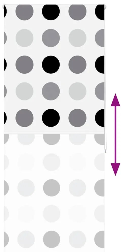 Rolo de Duche Estores 100x240 cm Largura Tecido 96 cm