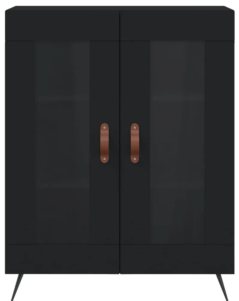 Aparador 69,5x34x90 cm derivados de madeira preto
