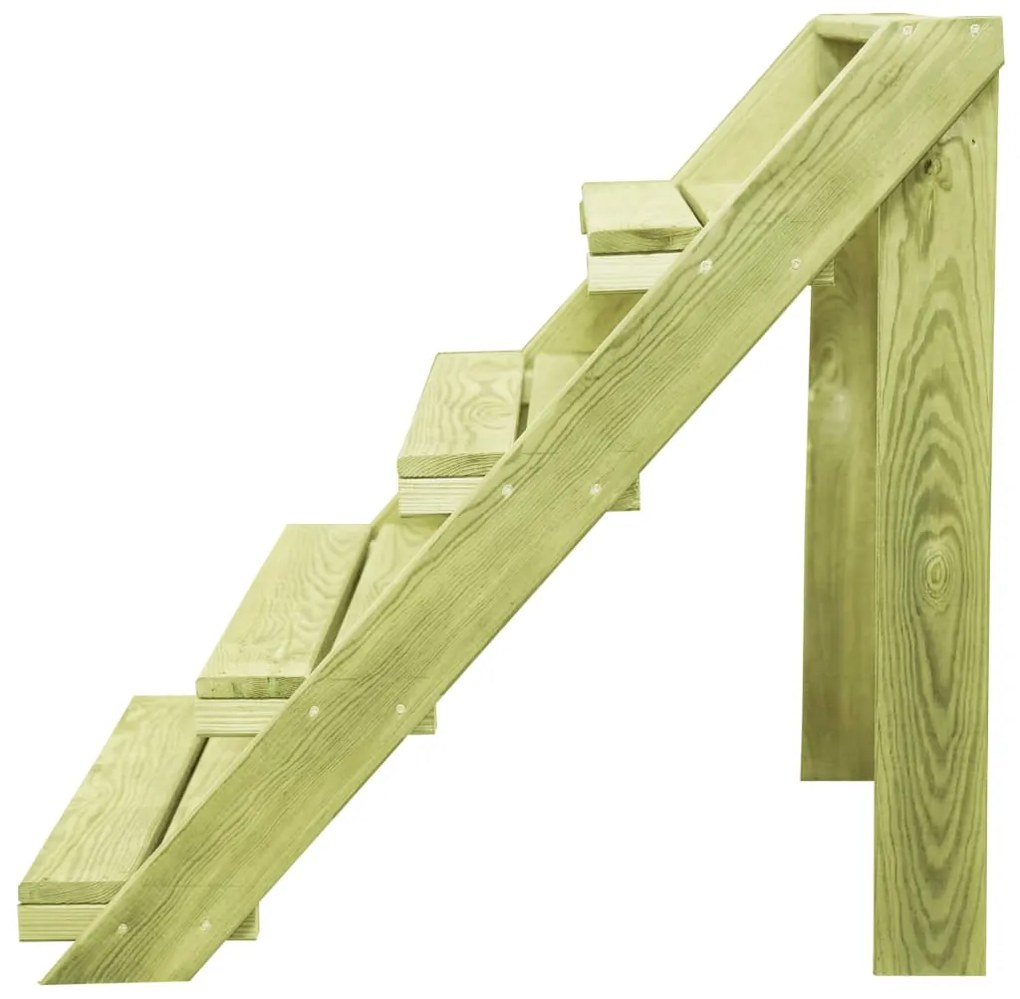 Suporte para plantas 80x80x80 cm madeira de pinho impregnada
