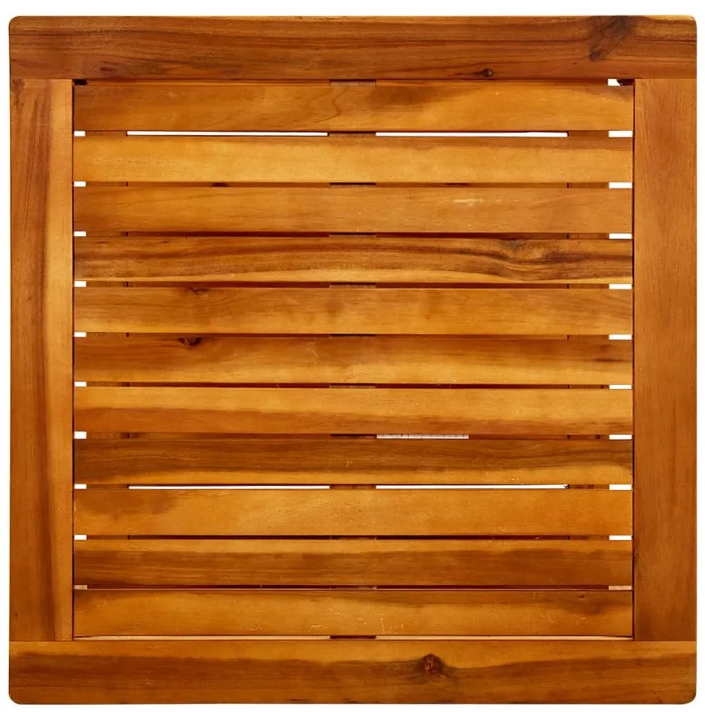 Mesa de centro 60x60x45 cm madeira de acácia maciça
