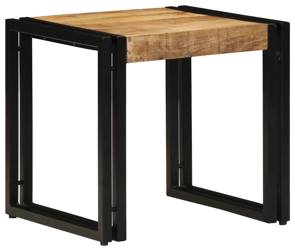 Mesa de Centro vidaXL 40x50x38 cm Madeira de Mangueira Maciça