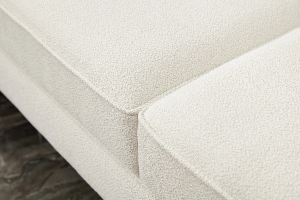 Sofá de Canto Berlin – Creme Dourado – 258x83x181 cm
