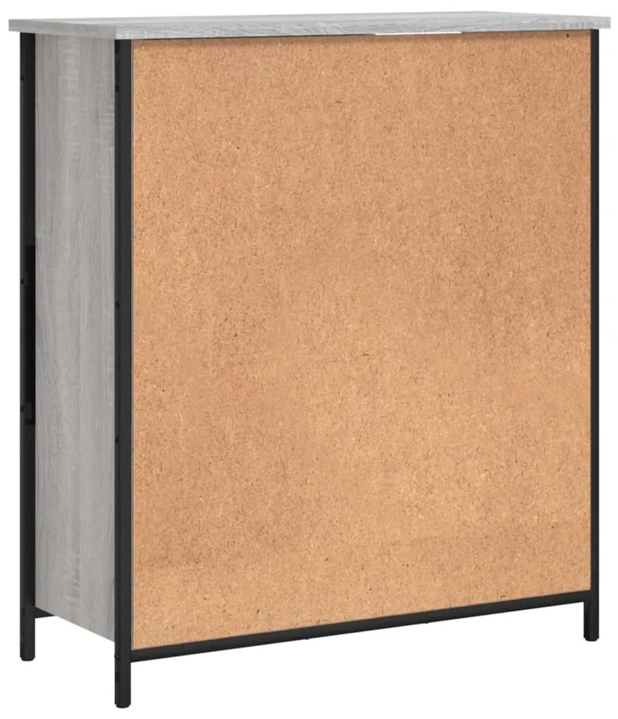 Aparador 70x30x80 cm derivados de madeira cinzento sonoma