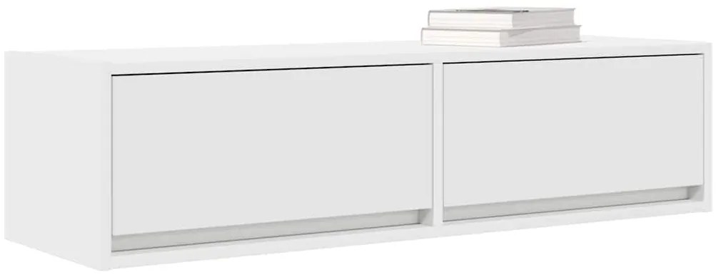 Armário de TV vidaXL Branco 100x31x25,5 cm Madeira de Engenharia