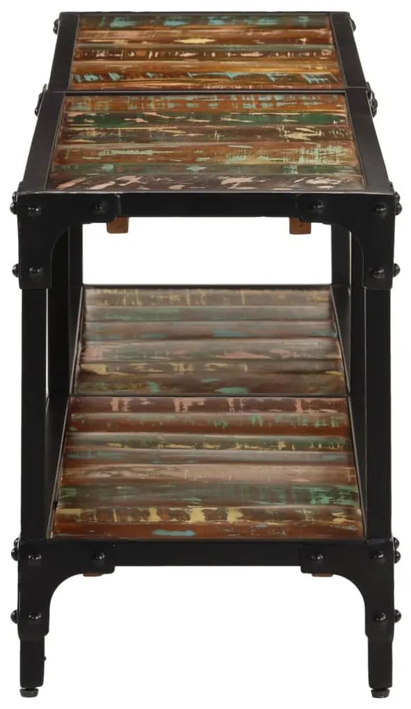 Móvel de TV 150x30x41 cm madeira recuperada maciça