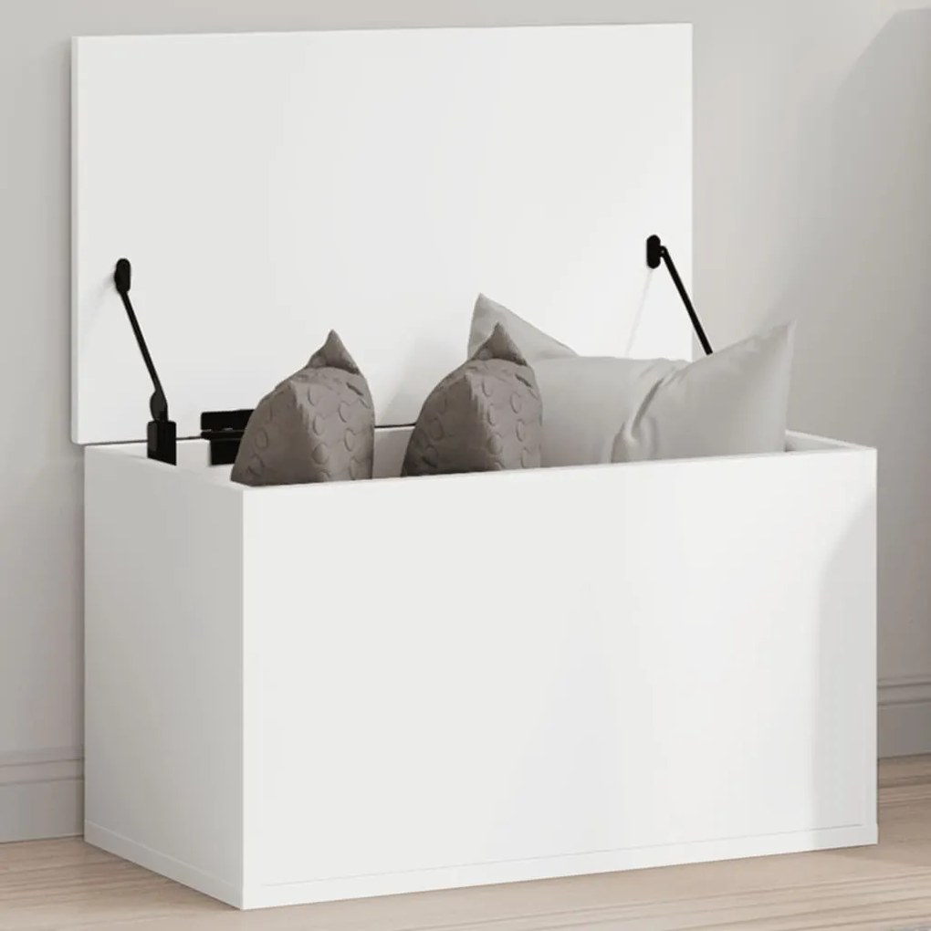 Caixa de arrumação 60x35x35 cm derivados de madeira branco