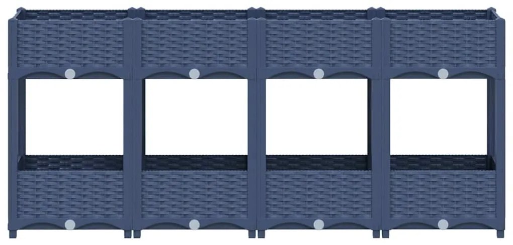 Canteiro elevado 160x40x71 cm polipropileno