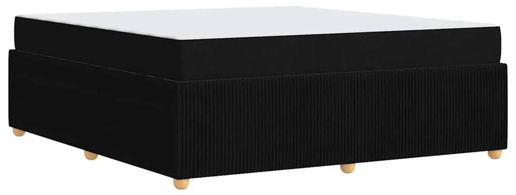 Estrutura da Cama Outros Preto 180 x 200 cm tecido