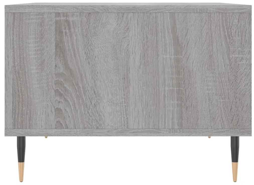 Mesa de centro 60x50x36,5 cm derivados de madeira cinza sonoma