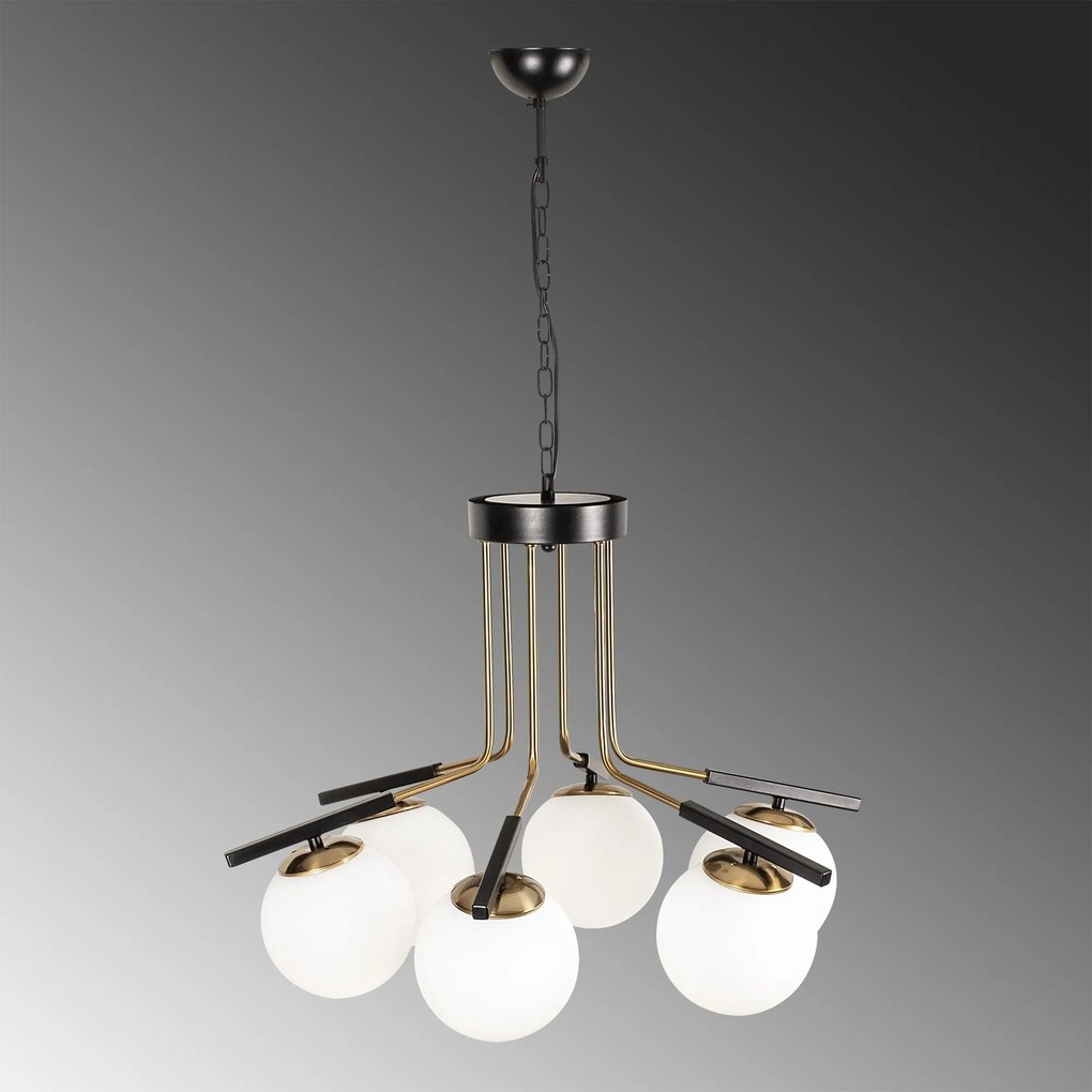 Chandelier Yildiz – Preto Antique – 62 cm x 90 cm