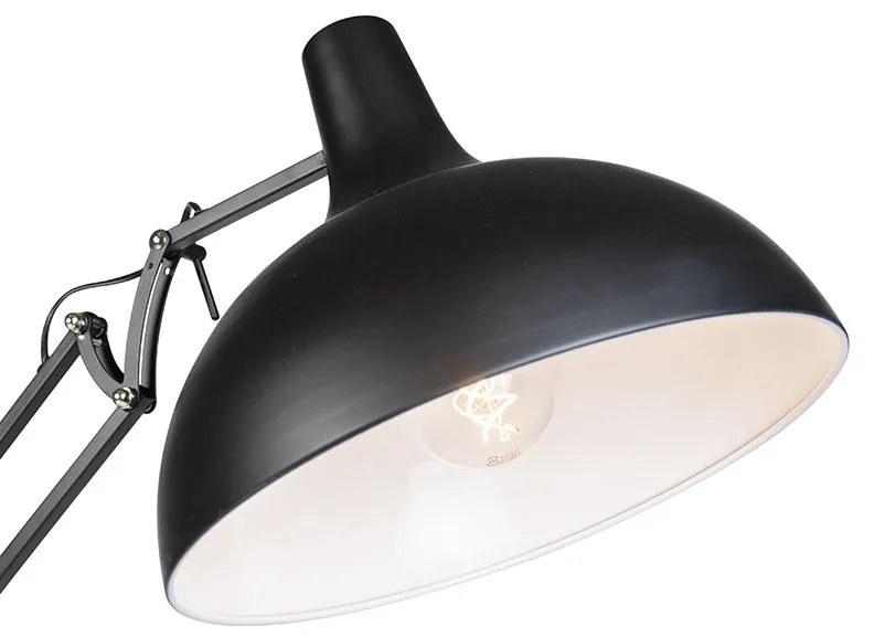 LED Candeeiro de pé inteligente preto ajustável com Wi-Fi A60 - Hobby Retro