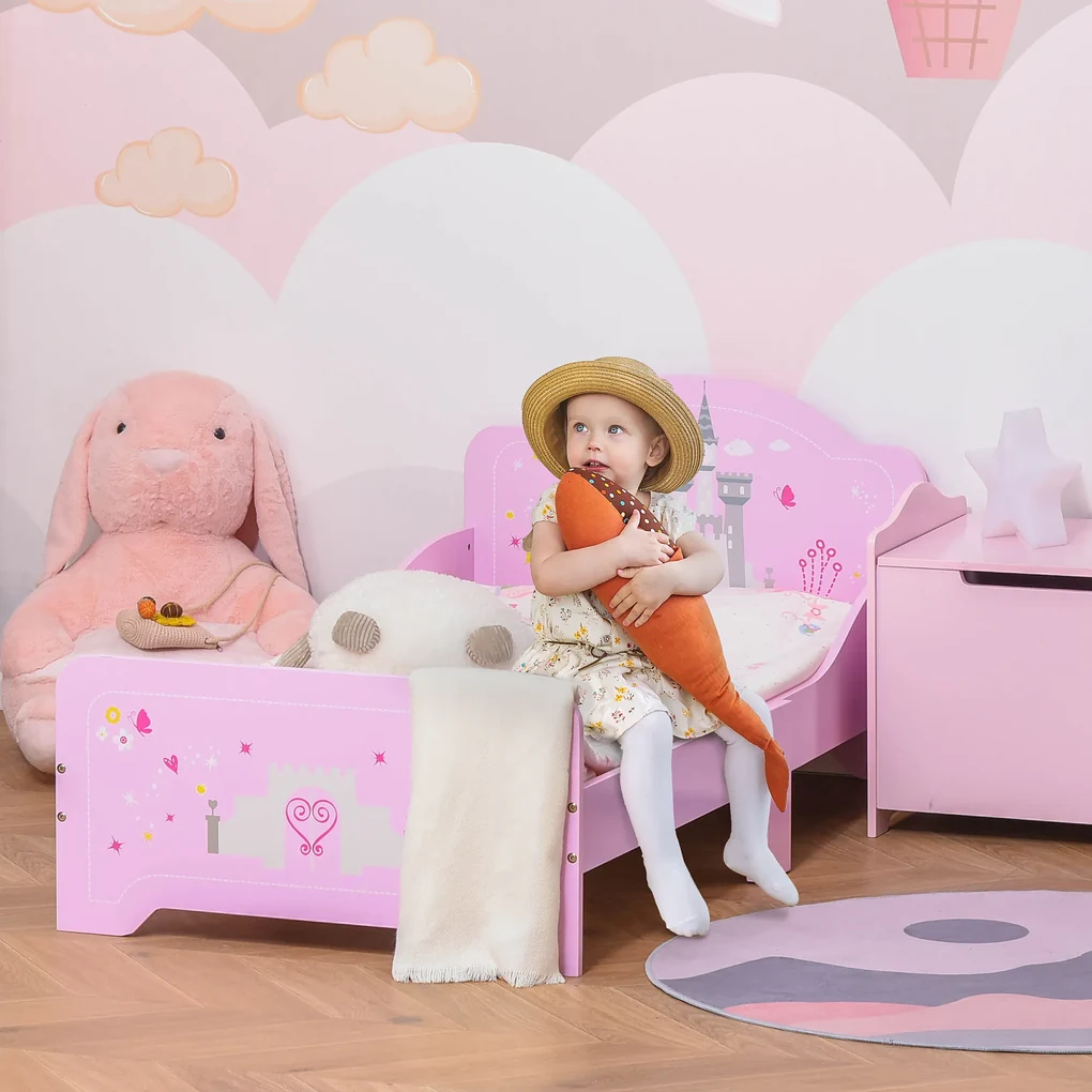 Cama Infantil Carro de Corrida vidaXL, MDF