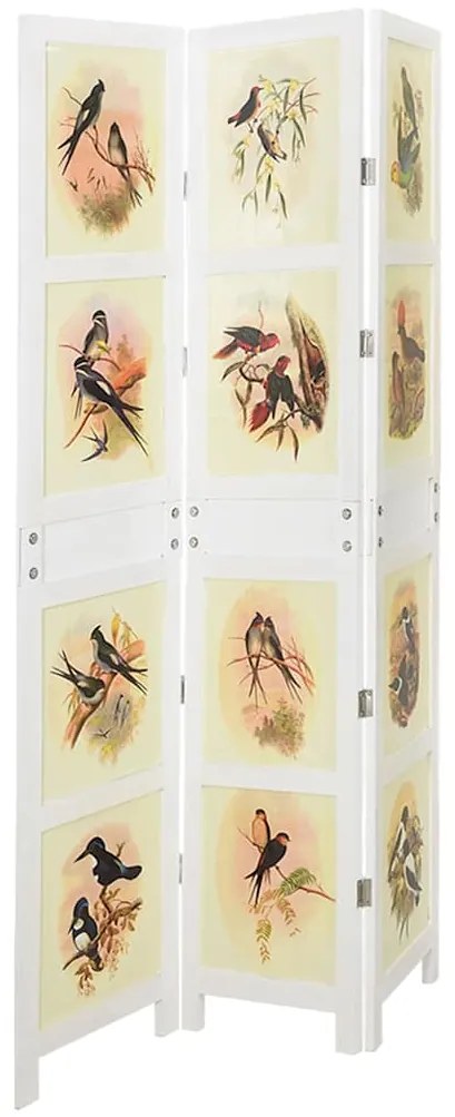 vidaXL Painel Romdivider Branco 212 x 165 cm MDF