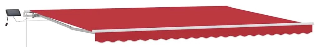 Toldo Retrátil with Manual Vermelho 500 × 350 cm Vermelho