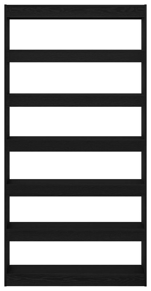 Estante vidaXL Carvalho preto Madeira de engenharia 100 x 30 x 198 cm