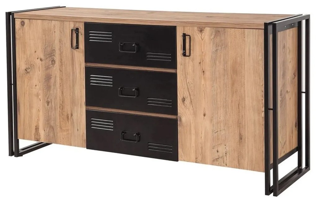 Conjunto de Mobiliário de Sala Cosmo – Pinho Atlântico – Consola: 160x