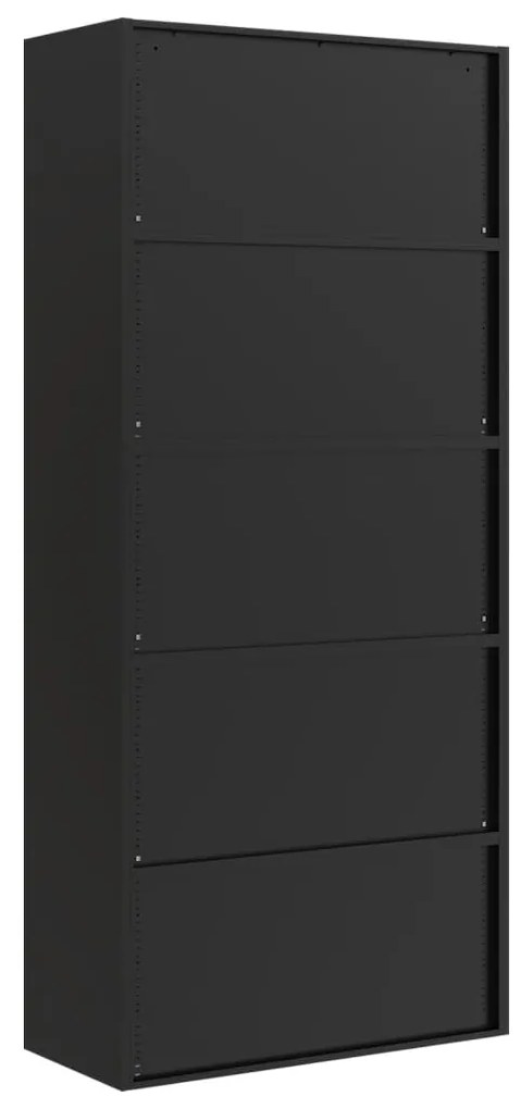 Arquivador 90x40x240 cm aço preto