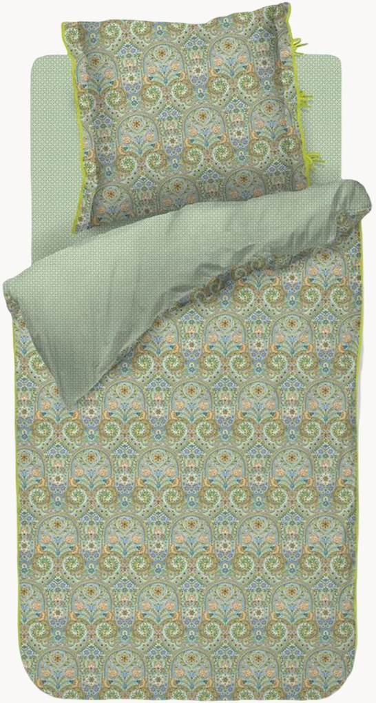 Conjunto de roupa de cama em cetim de algodão Kikoy