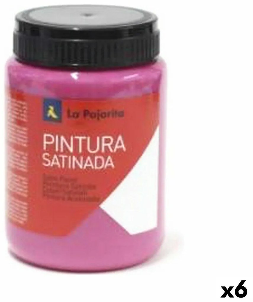 Têmpera La Pajarita L-24 Magenta Acetinado Escolar (35 Ml) (6 Unidades)