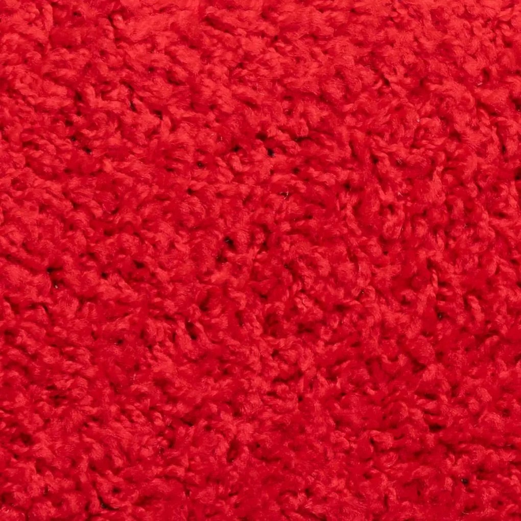 Tapetes de escada 15 pcs 56x17x3 cm vermelho